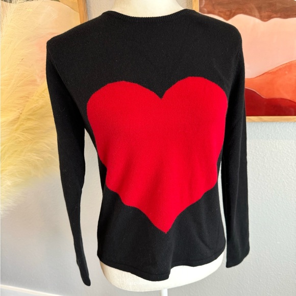 babette ballinger New York Sweaters - Babette Ballinger NY Cashmere Heart Sweater